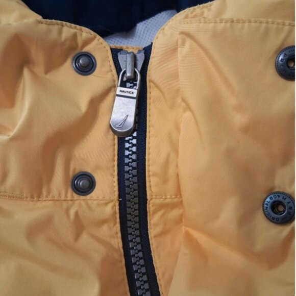 Nautica Sailing Jacket Men's 2XL Full Zip With Concealed Hoodie Y2K Impermeable - Picture 4 of 11